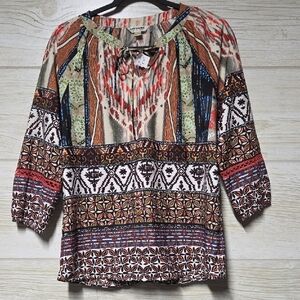 Tantrums Multicolor Bohemian Blouse